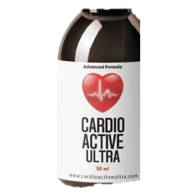 Cardio Active Ultra 50 ml mango aromalı şurup, koyu cam şişe ve kutusu