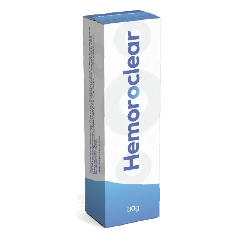 Hemoroclear 30 g bakım kremi, karton kutu