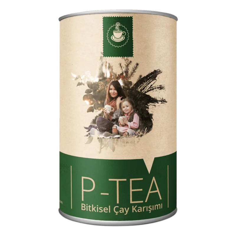 P-tea dört bitkili bitki çayı paketi