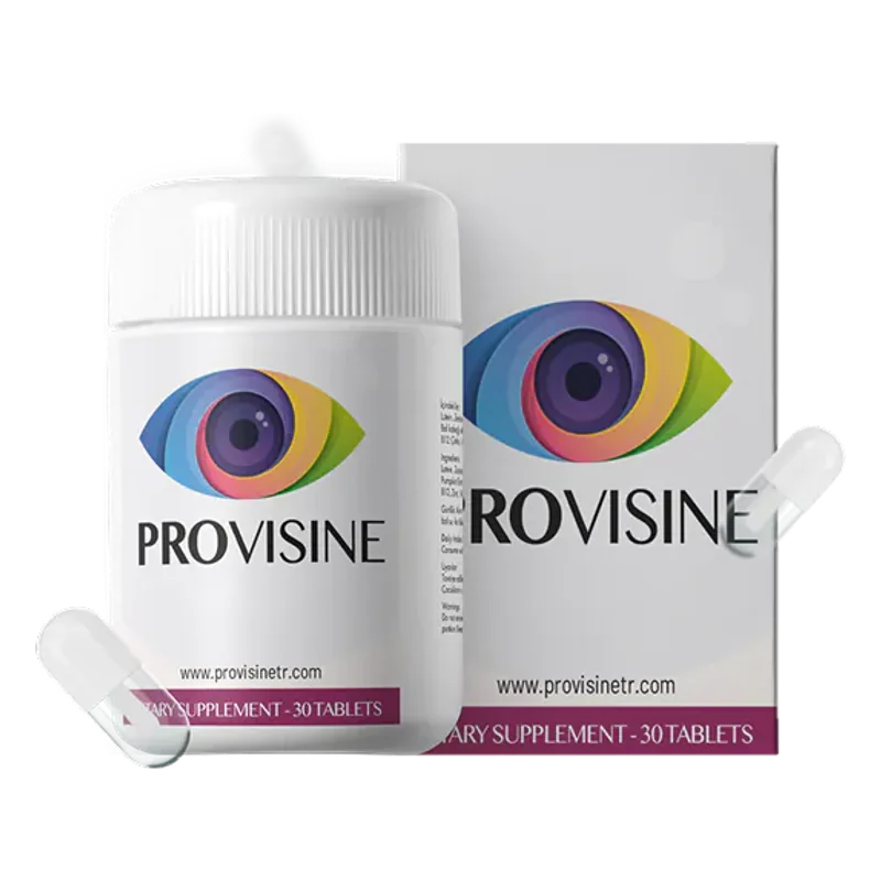 ProVisine 30 tablet, karton kutu ve şişe